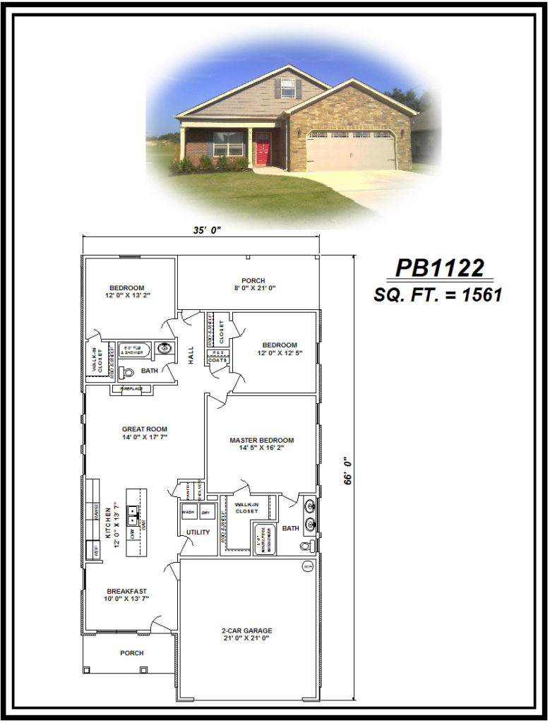 picture of house plan #PB1122