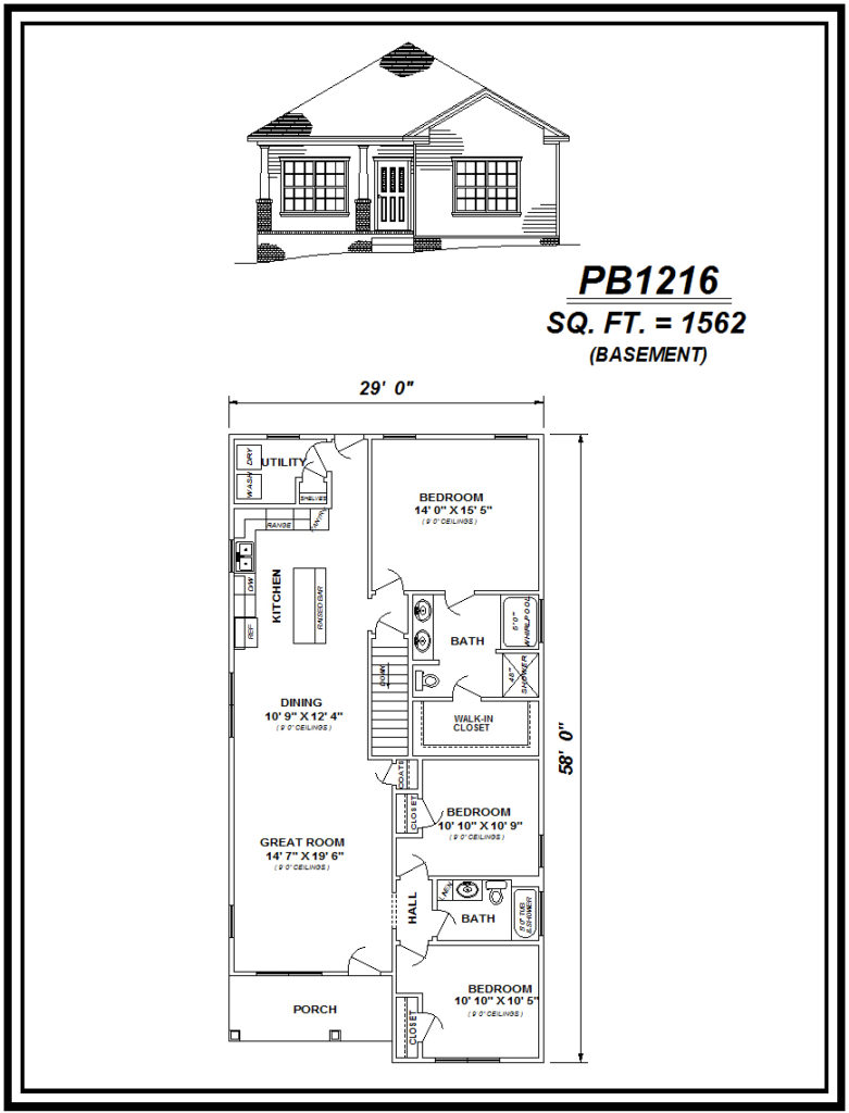 picture of house plan #PB1216