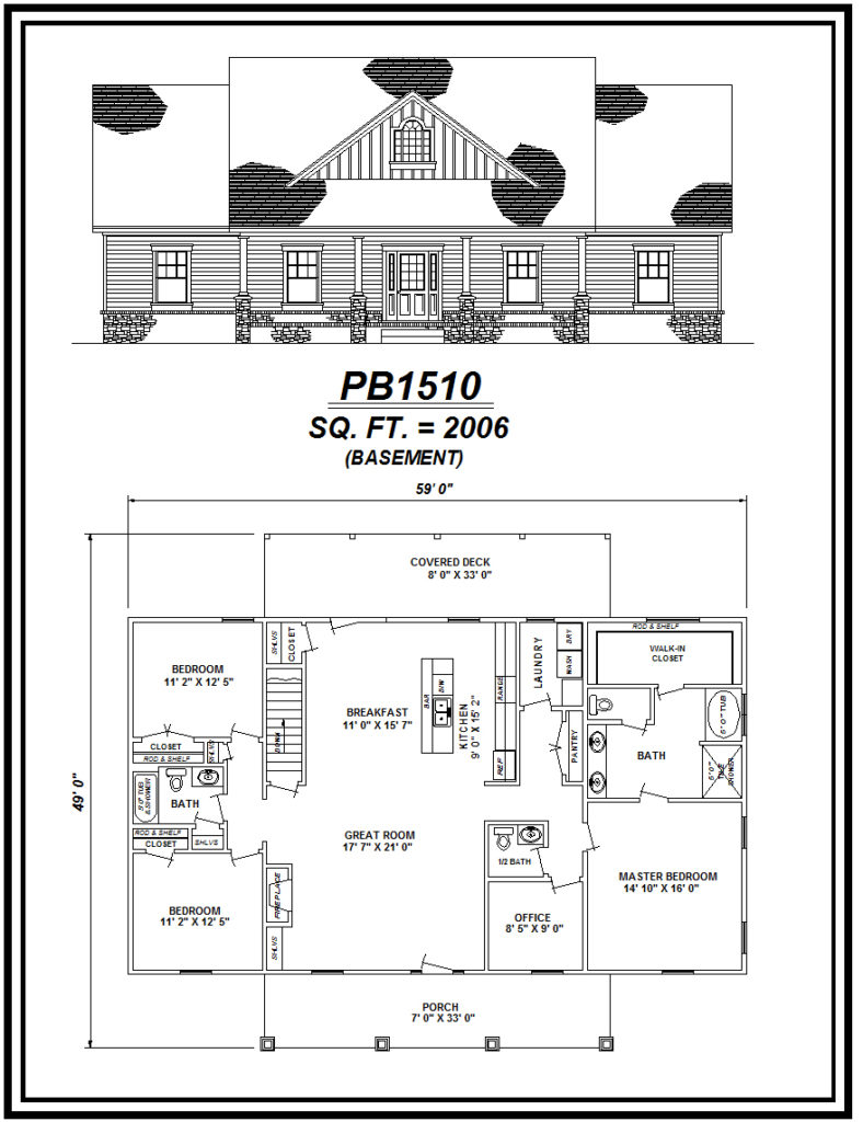 picture of house plan #PB1510