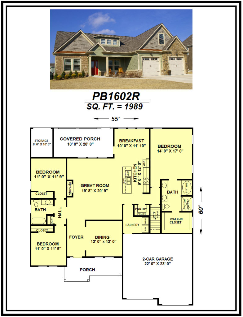 picture of house plan #PB1602R