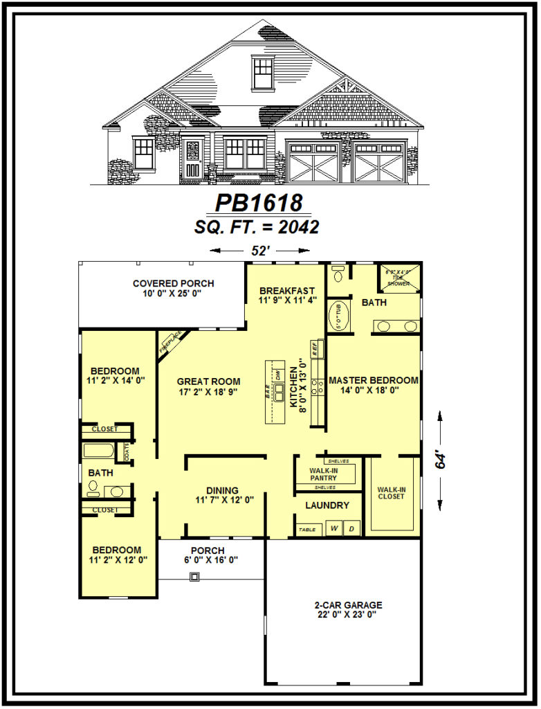 picture of house plan #PB1618