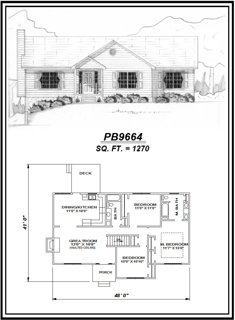 picture of house plan #PB9664