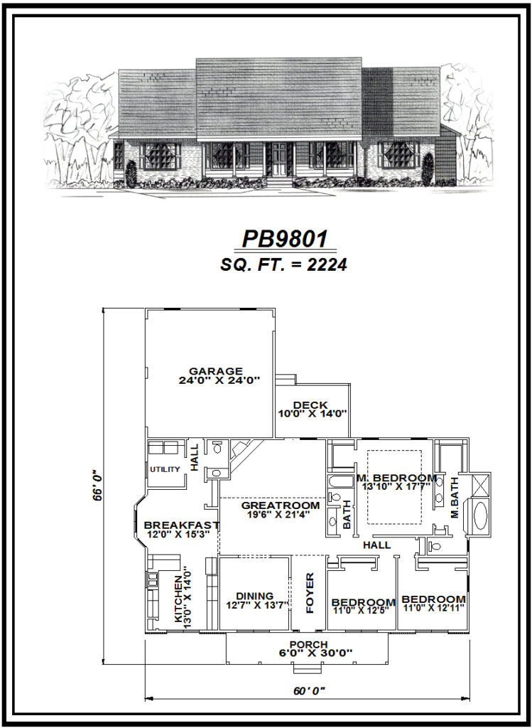 picture of house plan #PB9801